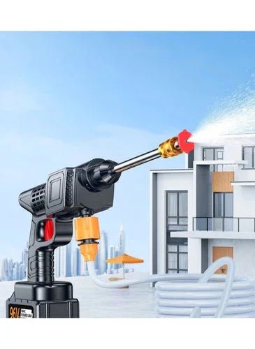 21V High Pressure Car Washing Water Gun with Storage Box – Powerful Cleaning for Cars & Outdoors - Mumzar