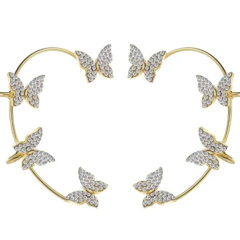 Gold Butterfly Earrings - Whimsical and Stylish - Mumzar