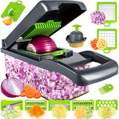 14 - in - 1 Kitchen Slicer Tool Vegetable Chopper - Mumzar 14 - in - 1 Kitchen Slicer Tool Vegetable Chopper - Mumzar