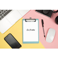 لوح كتابة بلاستيكي صغير أخضر اللون للطلاب والأطفال والنساء والمنزل مع مشبك صغير الحجم 6 × 9 بوصة، لوازم مكتبية ومدرسية لوح كتابة بلاستيكي صغير أخضر اللون للطلاب والأطفال والنساء والمنزل مع مشبك صغير الحجم 6 × 9 بوصة، لوازم مكتبية ومدرسية