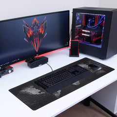 Gaming Mouse Mat Large Anti-Skid Mouse Pad, World Map Mousepad Rubber Base and Stitched Edges for Gamers Office 35.4 x 15.7 x 0.12 Inches Gaming Mouse Mat Large Anti-Skid Mouse Pad, World Map Mousepad Rubber Base and Stitched Edges for Gamers Office 35.4 x 15.7 x 0.12 Inches