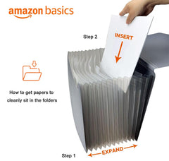 ملف قابل للتوسيع، مقاس A4 - أسود ملف قابل للتوسيع، مقاس A4 - أسود