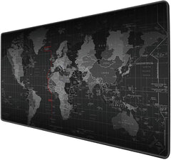 Gaming Mouse Mat Large Anti-Skid Mouse Pad, World Map Mousepad Rubber Base and Stitched Edges for Gamers Office 35.4 x 15.7 x 0.12 Inches Gaming Mouse Mat Large Anti-Skid Mouse Pad, World Map Mousepad Rubber Base and Stitched Edges for Gamers Office 35.4 x 15.7 x 0.12 Inches