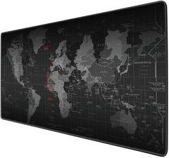 Gaming Mouse Mat Large Anti-Skid Mouse Pad, World Map Mousepad Rubber Base and Stitched Edges for Gamers Office 35.4 x 15.7 x 0.12 Inches Gaming Mouse Mat Large Anti-Skid Mouse Pad, World Map Mousepad Rubber Base and Stitched Edges for Gamers Office 35.4 x 15.7 x 0.12 Inches