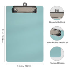 لوح كتابة بلاستيكي صغير أخضر اللون للطلاب والأطفال والنساء والمنزل مع مشبك صغير الحجم 6 × 9 بوصة، لوازم مكتبية ومدرسية لوح كتابة بلاستيكي صغير أخضر اللون للطلاب والأطفال والنساء والمنزل مع مشبك صغير الحجم 6 × 9 بوصة، لوازم مكتبية ومدرسية