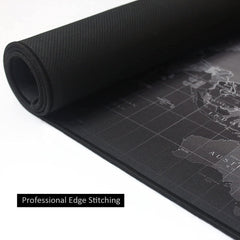 Gaming Mouse Mat Large Anti-Skid Mouse Pad, World Map Mousepad Rubber Base and Stitched Edges for Gamers Office 35.4 x 15.7 x 0.12 Inches Gaming Mouse Mat Large Anti-Skid Mouse Pad, World Map Mousepad Rubber Base and Stitched Edges for Gamers Office 35.4 x 15.7 x 0.12 Inches