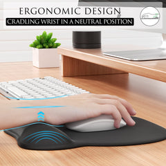 Morocco Ergonomic Mouse Pad with Gel Wrist Rest, Comfortable Mouse Pad with Soft Surface for Wrist Support and Non-Slip Polyurethane Base for Pain Relief, Computer, Laptop, Office, Home, 9.4 x 8.1 Inch, Color Morocco Ergonomic Mouse Pad with Gel Wrist Rest, Comfortable Mouse Pad with Soft Surface for Wrist Support and Non-Slip Polyurethane Base for Pain Relief, Computer, Laptop, Office, Home, 9.4 x 8.1 Inch, Color