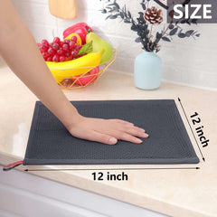 Homaxy 100% Cotton Waffle Weave Kitchen Dish Cloths, Ultra Soft Absorbent Quick Drying Dish Towels, 12x12 Inches, 6-Pack, Mixed Color Homaxy 100% Cotton Waffle Weave Kitchen Dish Cloths, Ultra Soft Absorbent Quick Drying Dish Towels, 12x12 Inches, 6-Pack, Mixed Color