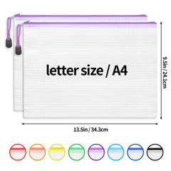 EOOUT 32 قطعة من أكياس شبكية بسحاب، أكياس شبكية بسحاب، حقيبة بسحاب للتنظيم، مقاس حرف، مقاس A4، للوازم المكتبية والألغاز EOOUT 32 قطعة من أكياس شبكية بسحاب، أكياس شبكية بسحاب، حقيبة بسحاب للتنظيم، مقاس حرف، مقاس A4، للوازم المكتبية والألغاز