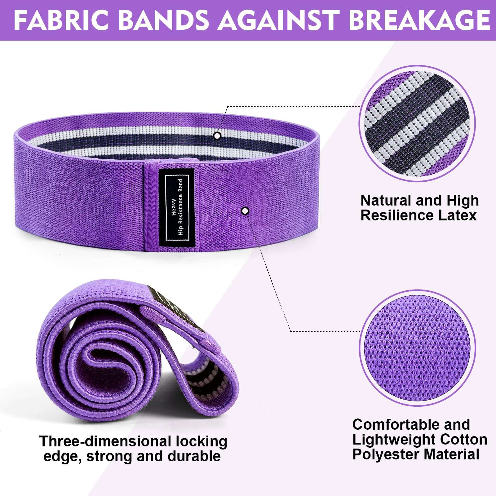 Resistance Bands Fabric,Exercise Bands Non Slip Hip Elastic Bands For Hip, Legs, Butt, Glutes And Thighs Workout, Thick Wide Fitness Loop Circle Resistance Bands, Set Of 3 Pack, Multicolor Resistance Bands Fabric,Exercise Bands Non Slip Hip Elastic Bands For Hip, Legs, Butt, Glutes And Thighs Workout, Thick Wide Fitness Loop Circle Resistance Bands, Set Of 3 Pack, Multicolor