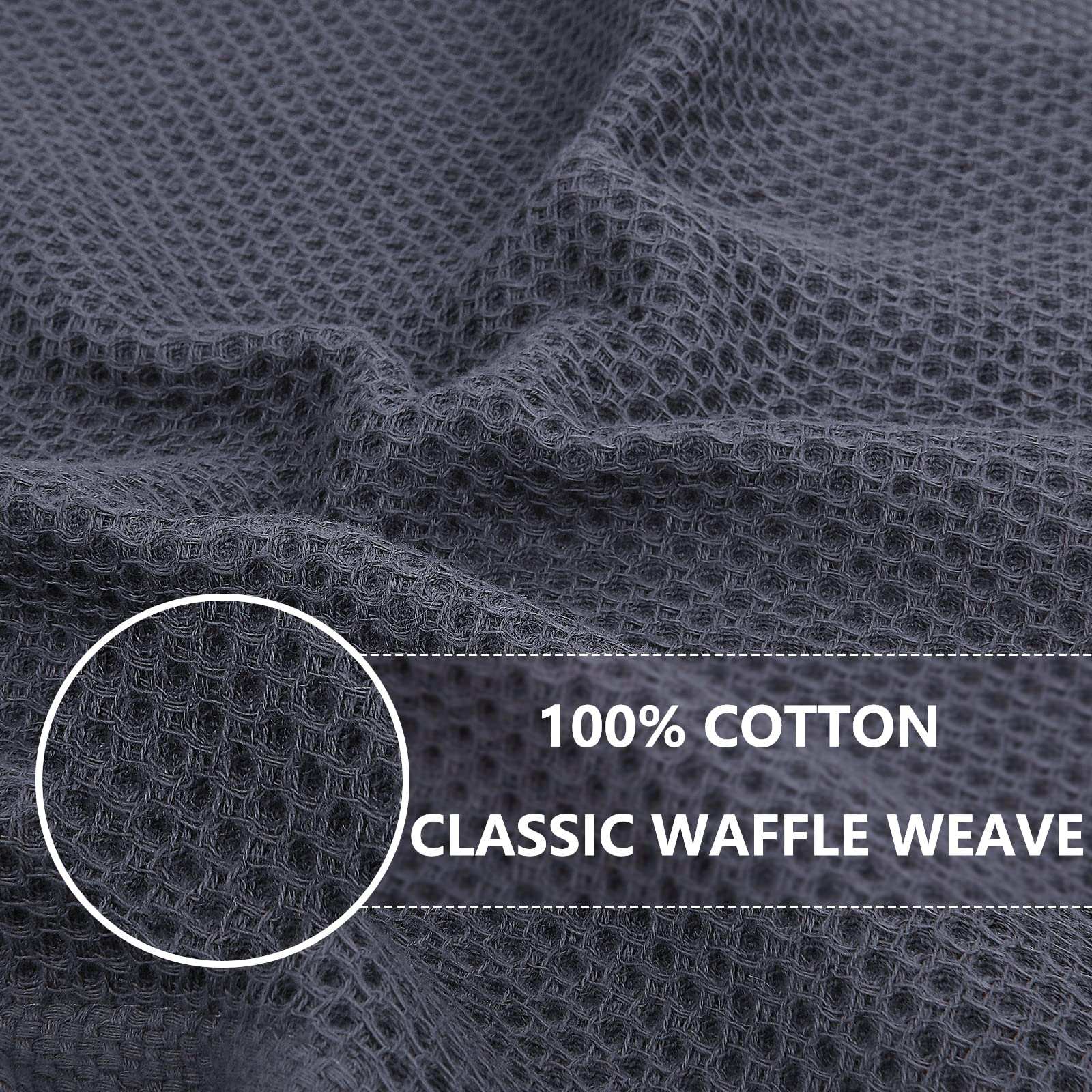 Homaxy 100% Cotton Waffle Weave Kitchen Dish Cloths, Ultra Soft Absorbent Quick Drying Dish Towels, 12x12 Inches, 6-Pack, Mixed Color Homaxy 100% Cotton Waffle Weave Kitchen Dish Cloths, Ultra Soft Absorbent Quick Drying Dish Towels, 12x12 Inches, 6-Pack, Mixed Color
