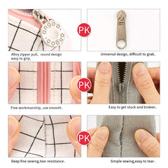 حقيبة تخزين قماشية ملونة كبيرة السعة من إيست هيل، حقيبة تخزين أقلام وقرطاسية بسيطة لطلاب المدارس المتوسطة والثانوية، والمكتب، وطلاب الجامعات، هدية للفتيات والنساء والبالغين والمراهقين حقيبة تخزين قماشية ملونة كبيرة السعة من إيست هيل، حقيبة تخزين أقلام وقرطاسية بسيطة لطلاب المدارس المتوسطة والثانوية، والمكتب، وطلاب الجامعات، هدية للفتيات والنساء والبالغين والمراهقين