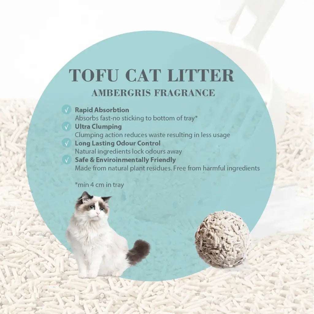 Combo Offer - Bioline Tofu Cat Litter 7L (Baby Powder Fragrance) + FREE Moderna Cat Litter Scoop Combo Offer - Bioline Tofu Cat Litter 7L (Baby Powder Fragrance) + FREE Moderna Cat Litter Scoop