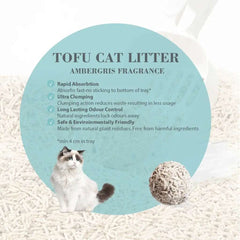 Combo Offer - Bioline Tofu Cat Litter 7L (Baby Powder Fragrance) + FREE Moderna Cat Litter Scoop Combo Offer - Bioline Tofu Cat Litter 7L (Baby Powder Fragrance) + FREE Moderna Cat Litter Scoop