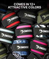 DMoose Fitness Ankle Straps for Cable Machines - One Size Fit with Premium Padding, Glute Kickback Ankle Strap for Women & Men, Cable Attachments for Gym, Booty Workouts, Leg Extension & Hip Abductors DMoose Fitness Ankle Straps for Cable Machines - One Size Fit with Premium Padding, Glute Kickback Ankle Strap for Women & Men, Cable Attachments for Gym, Booty Workouts, Leg Extension & Hip Abductors
