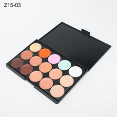 15 Colors Face Concealer Camouflage Cream Contour Palette Maquillaje Profesional Foundation Paleta Concealer 15 Colors Face Concealer Camouflage Cream Contour Palette Maquillaje Profesional Foundation Paleta Concealer