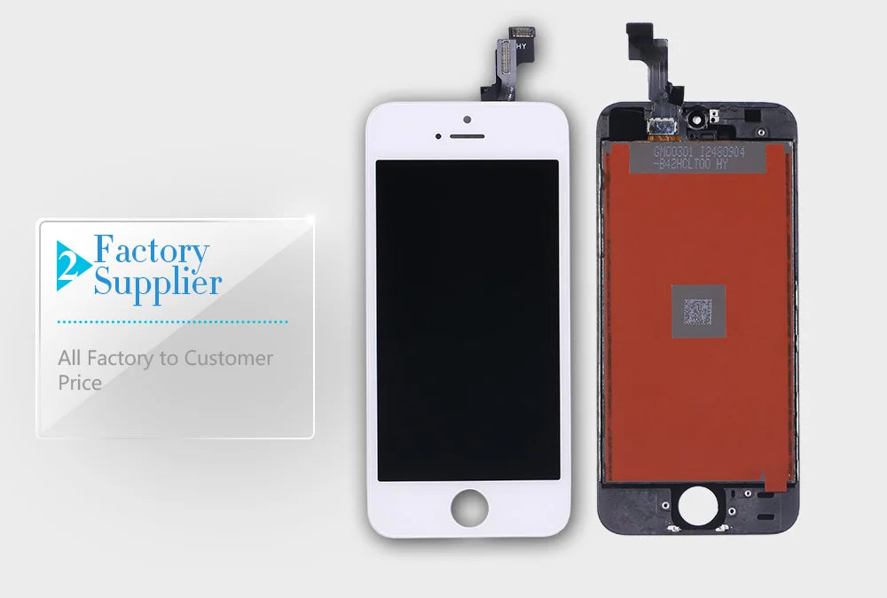 Mumzar iPhone 7 LCD screen replacement white front and back display assembly with home button flex cable Mumzar iPhone 7 LCD screen replacement white front and back display assembly with home button flex cable