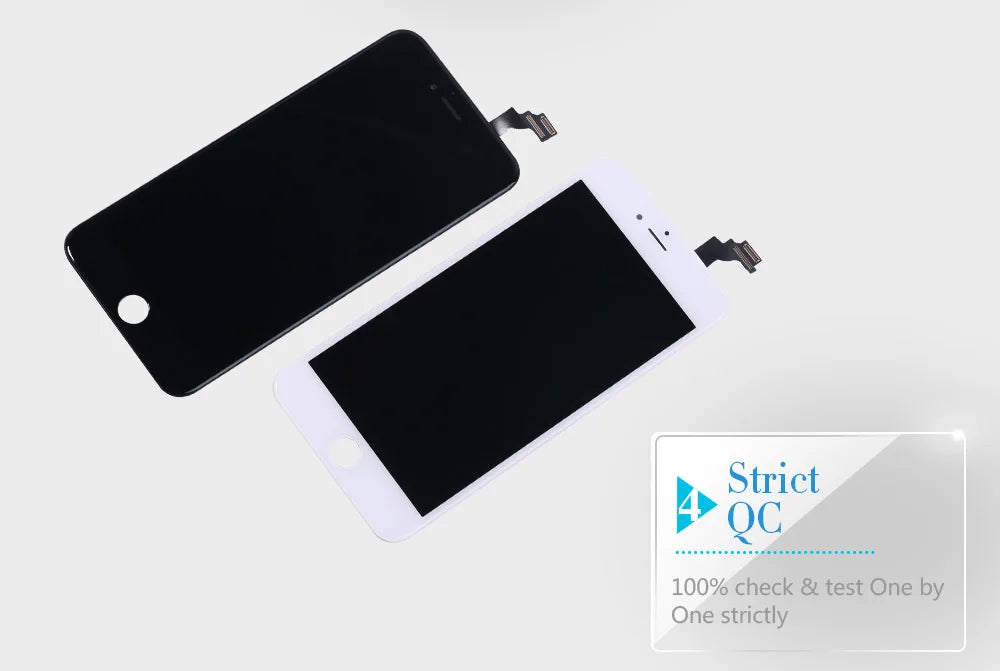 Mumzar iPhone 7 LCD screen replacement black and white front assemblies with flex connectors Mumzar iPhone 7 LCD screen replacement black and white front assemblies with flex connectors