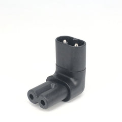 1Pc IEC 320 2-Pin C7 Female To C8 Male Right Angled AC Power Adapter Converter 1Pc IEC 320 2-Pin C7 Female To C8 Male Right Angled AC Power Adapter Converter