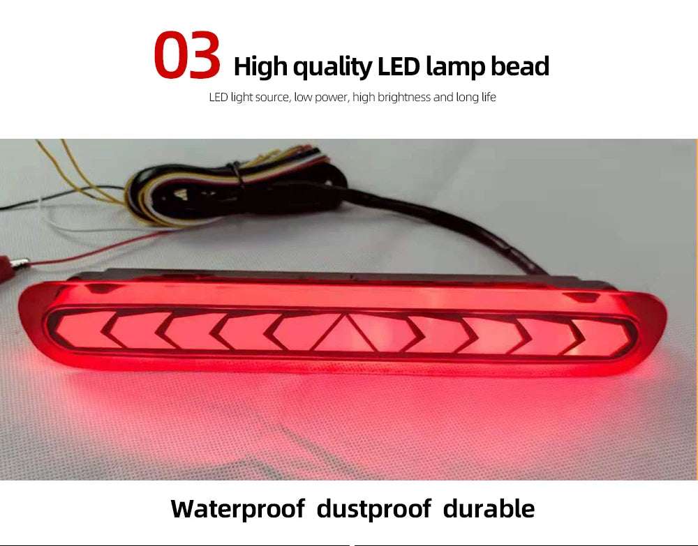 1PCS LED High Brake Light For Toyota HILUX Vigo 2005 2006 2007 2008 2009 2010 2011 2012 2013 2014 Turn Signal Rear Bumper Lamp 1PCS LED High Brake Light For Toyota HILUX Vigo 2005 2006 2007 2008 2009 2010 2011 2012 2013 2014 Turn Signal Rear Bumper Lamp