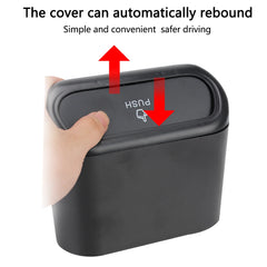 1L Car Interior Storage Case Trash Bin Push Can Mini Tray Dustbin Garbage Box Door Seat Clip Stand Holder Automotive Accessories 1L Car Interior Storage Case Trash Bin Push Can Mini Tray Dustbin Garbage Box Door Seat Clip Stand Holder Automotive Accessories