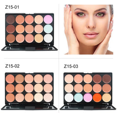 15 Colors Face Concealer Camouflage Cream Contour Palette Maquillaje Profesional Foundation Paleta Concealer 15 Colors Face Concealer Camouflage Cream Contour Palette Maquillaje Profesional Foundation Paleta Concealer