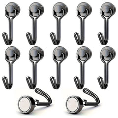 20pcs black Magnetic Hooks Cruis Heavy Duty Neodymium Rare Earth Magnetic Hangers, Extra Strong Magnets with Hook for Hanging 20pcs black Magnetic Hooks Cruis Heavy Duty Neodymium Rare Earth Magnetic Hangers, Extra Strong Magnets with Hook for Hanging