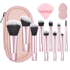 10 color Mini makeup brush Travel portable Makeup Tool Makeup Puff - Palm Brush Professional Makeup tool set Christmas gift 10 color Mini makeup brush Travel portable Makeup Tool Makeup Puff - Palm Brush Professional Makeup tool set Christmas gift