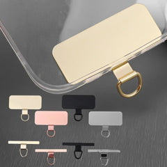 1/4 pcs Universal Metal Phone Lanyard Gasket Patch Durable Ultra Thin Mobile Phone Sling Rope Card Clip Strap Hang Cord Tab 1/4 pcs Universal Metal Phone Lanyard Gasket Patch Durable Ultra Thin Mobile Phone Sling Rope Card Clip Strap Hang Cord Tab