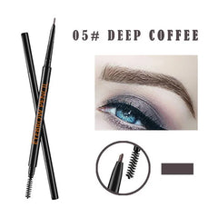 1.5mm fine eyebrow pencil with double head automatic rotation, one line eyebrow pencil waterproof and makeup free makeup pen 1.5mm fine eyebrow pencil with double head automatic rotation, one line eyebrow pencil waterproof and makeup free makeup pen