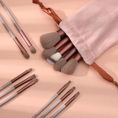 13 PCS Makeup Brushes Set Eye Shadow Foundation Women Cosmetic Brush Eyeshadow Blush Beauty Soft Make Up Tools Bag 13 PCS Makeup Brushes Set Eye Shadow Foundation Women Cosmetic Brush Eyeshadow Blush Beauty Soft Make Up Tools Bag