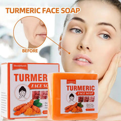 1/3/5PCS Turmeric Cleansing Soap Facial Repair Gentle Cleansing Moisturizing Moisture Non-Sticky Clear Cleansing Products 1/3/5PCS Turmeric Cleansing Soap Facial Repair Gentle Cleansing Moisturizing Moisture Non-Sticky Clear Cleansing Products