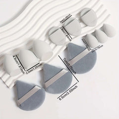 12-Piece All-Purpose Makeup Sponge Set, Made of 3 Loose Powder Puffs, 3 Mini Air Cushion Puffs, 3 Beauty Eggs and 3 Mini Beauty 12-Piece All-Purpose Makeup Sponge Set, Made of 3 Loose Powder Puffs, 3 Mini Air Cushion Puffs, 3 Beauty Eggs and 3 Mini Beauty