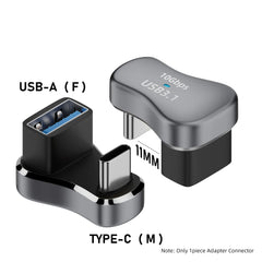 180 Degree Angle USB C Adapter Type C Male to Female 20Gbps PD 140W Fast Charging Converter Adapter for Steam Deck Accessories 180 Degree Angle USB C Adapter Type C Male to Female 20Gbps PD 140W Fast Charging Converter Adapter for Steam Deck Accessories