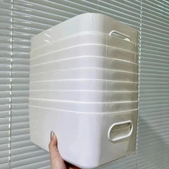 10 قطع من صناديق التخزين ذات السعة الكبيرة مع غطاء، سلة تخزين بلاستيكية منزلية للألعاب، صندوق تخزين الوجبات الخفيفة والمتنوعة، منظم سطح المكتب 10 قطع من صناديق التخزين ذات السعة الكبيرة مع غطاء، سلة تخزين بلاستيكية منزلية للألعاب، صندوق تخزين الوجبات الخفيفة والمتنوعة، منظم سطح المكتب