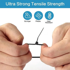 1000/100Pcs Nylon Cable Ties Self-locking Cord Ties Straps Adjustable Cables Fastening Loop Home Office Wire Zip Ties Wholesale 1000/100Pcs Nylon Cable Ties Self-locking Cord Ties Straps Adjustable Cables Fastening Loop Home Office Wire Zip Ties Wholesale