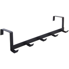 No Punching 5 Hooks Door Rear Hook Wrought Iron Clothes Bag Hanger Hat Sundries Storage Rack Hanger Home Bathroom Organizer No Punching 5 Hooks Door Rear Hook Wrought Iron Clothes Bag Hanger Hat Sundries Storage Rack Hanger Home Bathroom Organizer