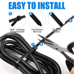 1000/100Pcs Nylon Cable Ties Self-locking Cord Ties Straps Adjustable Cables Fastening Loop Home Office Wire Zip Ties Wholesale 1000/100Pcs Nylon Cable Ties Self-locking Cord Ties Straps Adjustable Cables Fastening Loop Home Office Wire Zip Ties Wholesale