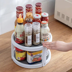 1/4Pcs 360 Rotatable Anti Sliding Kitchen Condiment Rotatable Storage Rack Tableware Cabinet Round Multi Functional Storage Rack 1/4Pcs 360 Rotatable Anti Sliding Kitchen Condiment Rotatable Storage Rack Tableware Cabinet Round Multi Functional Storage Rack