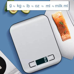 Digital Kitchen Scale LED Display 5kg/1g Stainless Steel Panel Electronic Scales Home Jewelry Food Snacks Weighing Baking Tools Digital Kitchen Scale LED Display 5kg/1g Stainless Steel Panel Electronic Scales Home Jewelry Food Snacks Weighing Baking Tools