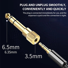 10/5PCS Jack 3.5 To 6.35 Audio Adapter 6.5mm To 3.5mm Converters Male Female Connector Headphone Plug 6.3mm Consumer Electronics 10/5PCS Jack 3.5 To 6.35 Audio Adapter 6.5mm To 3.5mm Converters Male Female Connector Headphone Plug 6.3mm Consumer Electronics
