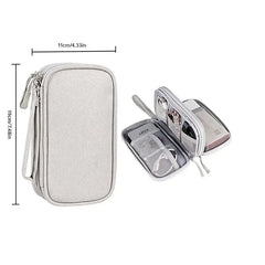 1pc Travel Portable Digital Product Storage Bag USB Data Cable Organizer Headset Charging Treasure Box Bag Passport Holder 1pc Travel Portable Digital Product Storage Bag USB Data Cable Organizer Headset Charging Treasure Box Bag Passport Holder