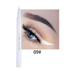 12 color rainbow DIY colored eyeliner is not easy to smudge matte eyeliner pen 12 color rainbow DIY colored eyeliner is not easy to smudge matte eyeliner pen