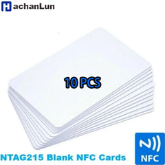 10PCS NTAG215 Blank NFC Cards PVC Tags NFC215 13.56Mhz TagMo Waterproof RFID NFC Phone 504 bytes 10PCS NTAG215 Blank NFC Cards PVC Tags NFC215 13.56Mhz TagMo Waterproof RFID NFC Phone 504 bytes