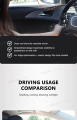SEAMETAL Electrostatic Sun Visor for Car Side Window 4-Layer Sun Shade Curtains Anti-Glare UV-Blocker Auto Sun Protection Cover SEAMETAL Electrostatic Sun Visor for Car Side Window 4-Layer Sun Shade Curtains Anti-Glare UV-Blocker Auto Sun Protection Cover