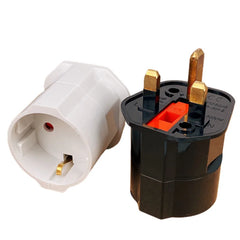 1PCS European 2 Pin to UK 3 Pin Plug Adaptor Euro EU Travel Mains Adapter 1PCS European 2 Pin to UK 3 Pin Plug Adaptor Euro EU Travel Mains Adapter