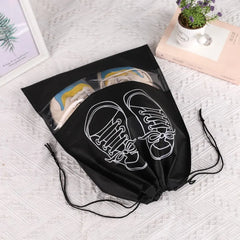 10/5pcs Shoes Storage Bags Closet Organizer Non-woven Travel Portable Bag Waterproof Pocket Clothing Classified Hanging Bag 2025 10/5pcs Shoes Storage Bags Closet Organizer Non-woven Travel Portable Bag Waterproof Pocket Clothing Classified Hanging Bag 2025