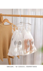 10pcs Shoes Storage Bag Closet Organizer Non-woven Travel Portable Bag Waterproof Pocket Clothing Classified Hanging Bags 10pcs Shoes Storage Bag Closet Organizer Non-woven Travel Portable Bag Waterproof Pocket Clothing Classified Hanging Bags