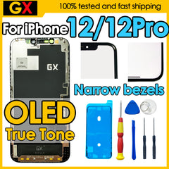 180days Warranty GX OLED For iPhone 12 12 Pro Screen Replacement Phone Mobile Display Touch Digitizer Assembly Repair Kit LCD 180days Warranty GX OLED For iPhone 12 12 Pro Screen Replacement Phone Mobile Display Touch Digitizer Assembly Repair Kit LCD