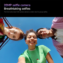 Three friends taking a low angle selfie under blue sky showcasing Xiaomi Redmi Note 14 Pro Plus 5G global version 20MP camera Three friends taking a low angle selfie under blue sky showcasing Xiaomi Redmi Note 14 Pro Plus 5G global version 20MP camera
